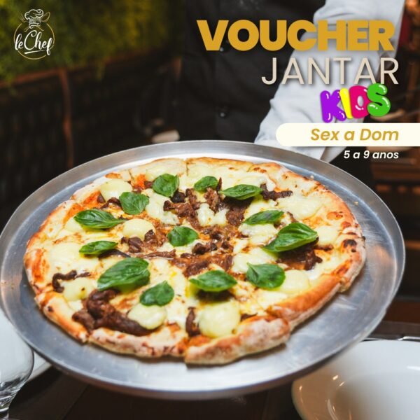 Voucher KIDS Sexta à Domingo: Rodízio de Pizza com Buffet de Sushi + Coca Liberada!