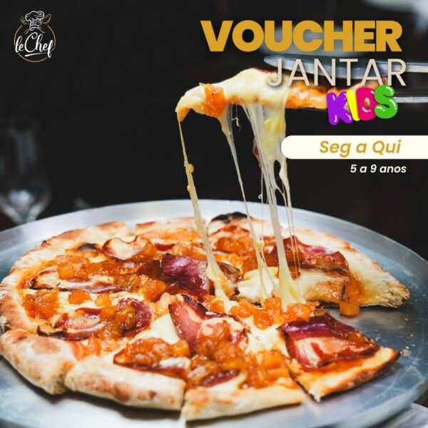 Voucher KIDS Segunda à Quinta: Rodízio de Pizza com Buffet de Sushi + Coca Liberada!